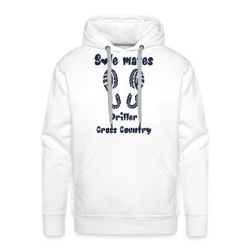 Sole Mates Driller Cross Country - Men's Premium Hoodie - white - Front - Liam (192cm)