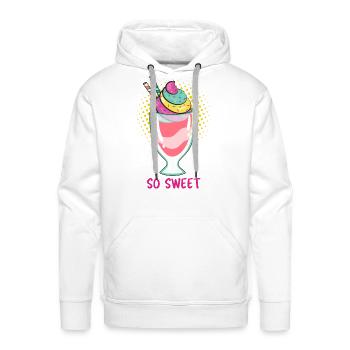 So sweet - Men's Premium Hoodie - white - Front - Liam (192cm)
