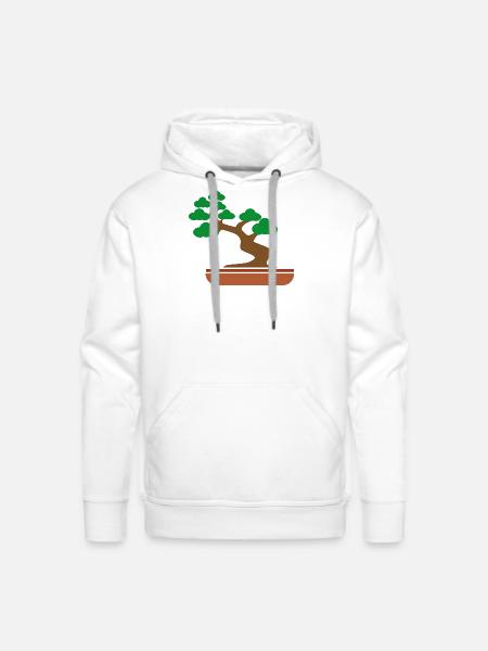 bonsai - Men's Premium Hoodie - white