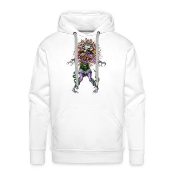Aztec Mythology Deity Tzitzimitl - Men's Premium Hoodie - white - Front - Liam (192cm)