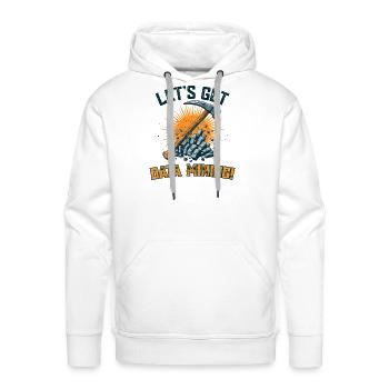 Let's Get Data Mining - Men's Premium Hoodie - white - Front - Liam (192cm)