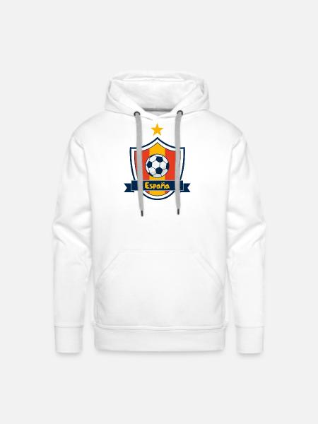 Escudo España - Men's Premium Hoodie - white