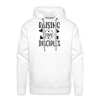 Raising Tiny Disciples - Men's Premium Hoodie - white - Front - Liam (192cm)