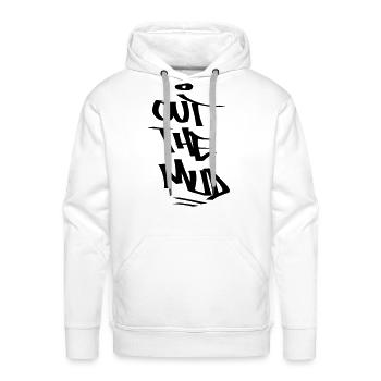 out the mud - Men's Premium Hoodie - white - Front - Liam (192cm)