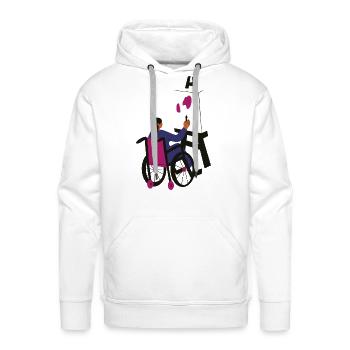 Painting lovers - Men's Premium Hoodie - white - Front - Liam (192cm)