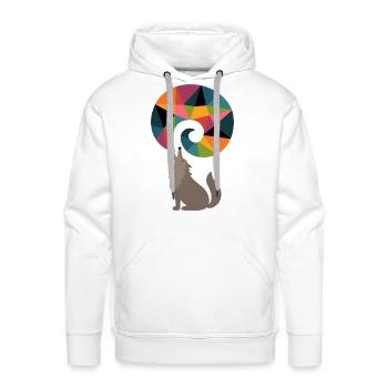 Dream Out Loud - Men's Premium Hoodie - white - Front - Liam (192cm)