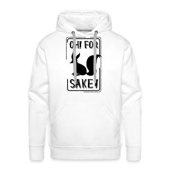 Oh for fox sake - Men's Premium Hoodie - white - Front - Liam (192cm)