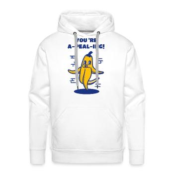 So Appealing - Men's Premium Hoodie - white - Front - Liam (192cm)