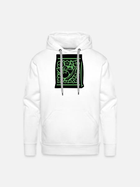 Seed Packet Tomatoes Veggies - Men's Premium Hoodie - white