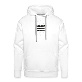 In His Image - Men's Premium Hoodie - white - Front - Liam (192cm)