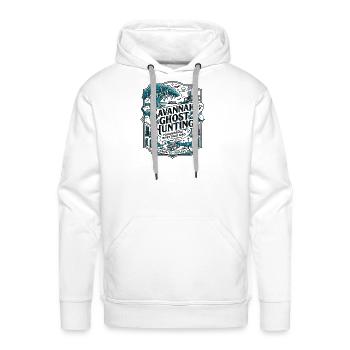 Savannah Georgia Paranormal Ghost Hunting Squares - Men's Premium Hoodie - white - Front - Liam (192cm)