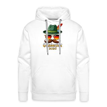 Oktoberfest 2026 Bavarian Pride - Men's Premium Hoodie - white - Front - Liam (192cm)