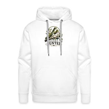 Silent Hunter Praying Mantis Art - Men's Premium Hoodie - white - Front - Liam (192cm)
