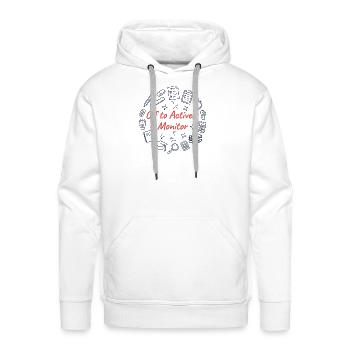 Off To Actively Monitor Teacher Testing - Men's Premium Hoodie - white - Front - Liam (192cm)