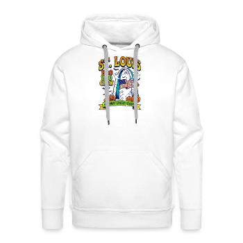 St Louis Missouri Gateway Arch Fall Festival - Men's Premium Hoodie - white - Front - Liam (192cm)