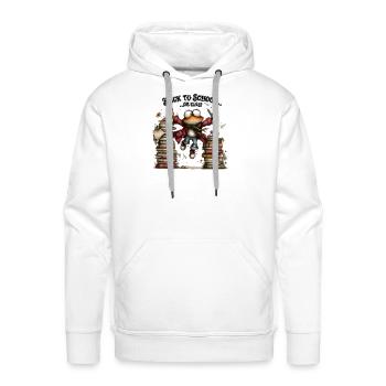 Funny_Amphibian_Class_Leap_Vibe - Men's Premium Hoodie - white - Front - Liam (192cm)
