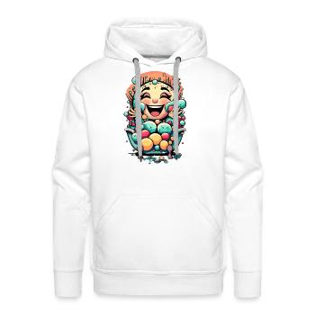 Blissful Bathtime - Men's Premium Hoodie - white - Front - Liam (192cm)