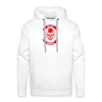 Chinois Je n’avais pas le t-shirt Ability - Molleton à capuche Premium pour homme - blanc - Devant - Liam (192cm)