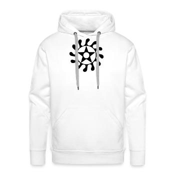 Transformation - Men's Premium Hoodie - white - Front - Liam (192cm)