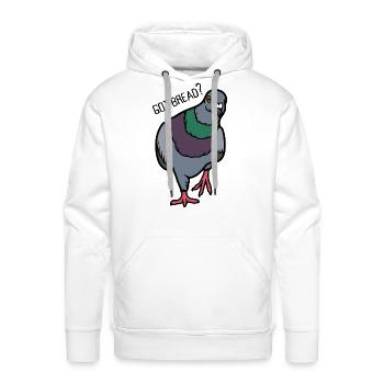 Got bread - Men's Premium Hoodie - white - Front - Liam (192cm)