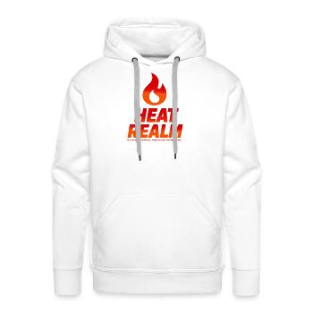 HR - Heat Realm - Men's Premium Hoodie - white - Front - Liam (192cm)