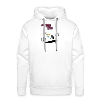 Back to School – Teacher Hero Mode ON - Men's Premium Hoodie - white - Front - Liam (192cm)