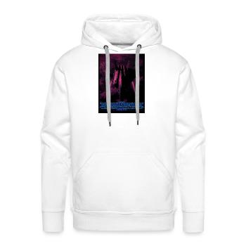 Neon Sky Battle Overdrive - Men's Premium Hoodie - white - Front - Liam (192cm)