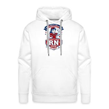 City Detroit Tailgate And Triage RN Medical Crew - Men's Premium Hoodie - white - Front - Liam (192cm)