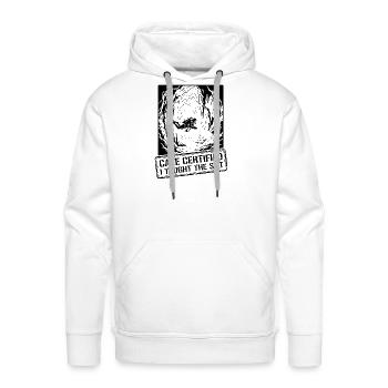 Ocean Depth Collective - Men's Premium Hoodie - white - Front - Liam (192cm)