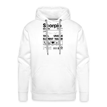 AwaitingDesignDetails - Men's Premium Hoodie - white - Front - Liam (192cm)