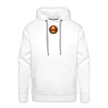 Golden Championship Trophy - Men's Premium Hoodie - white - Front - Liam (192cm)