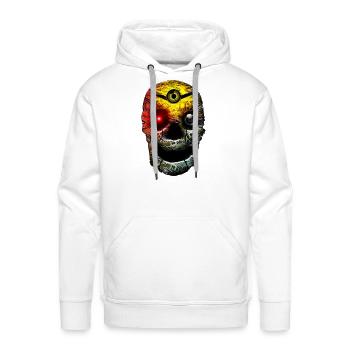 skull xxi - Men's Premium Hoodie - white - Front - Liam (192cm)