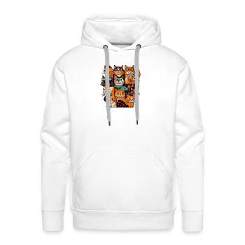A group of cats - Men's Premium Hoodie - white - Front - Liam (192cm)