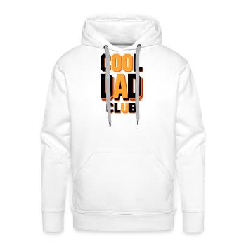 Cool Dad Club - Men's Premium Hoodie - white - Front - Liam (192cm)