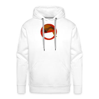 Slugbusters - Men's Premium Hoodie - white - Front - Liam (192cm)