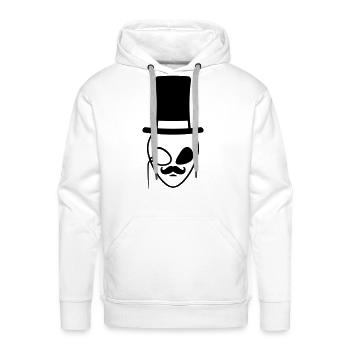 Head Sir Alien Gentlemen - Men's Premium Hoodie - white - Front - Liam (192cm)