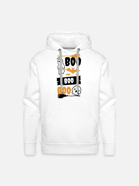 Boo boo boo - Men's Premium Hoodie - white