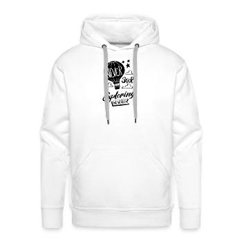 missing_design - Men's Premium Hoodie - white - Front - Liam (192cm)