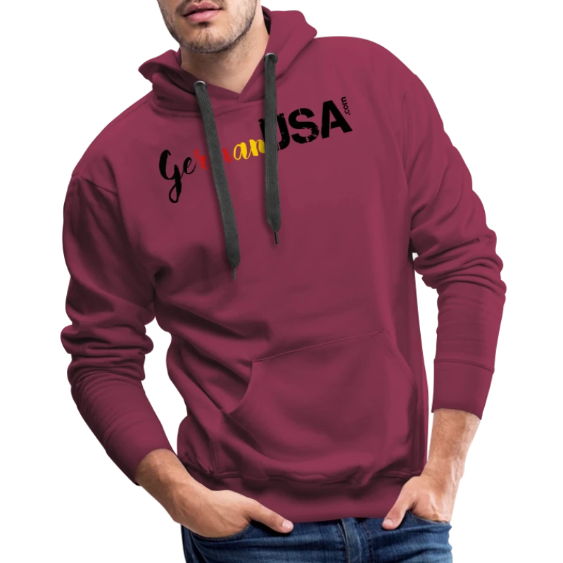 Shirts German USA Logo - Men's Premium Hoodie