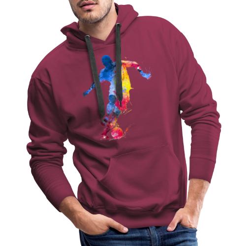 Soccer: Splash Kick - Men's Premium Hoodie