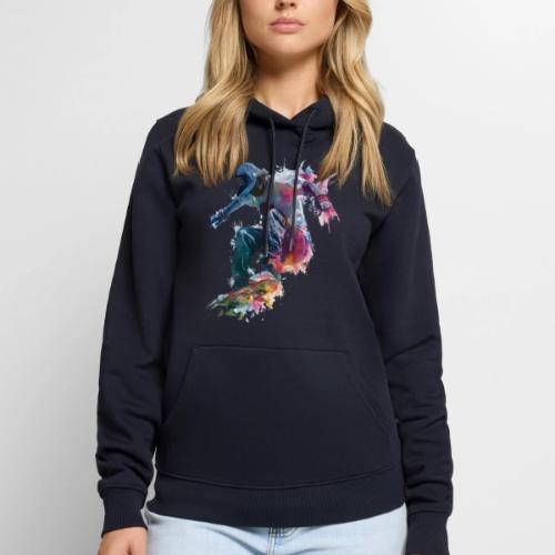 Skateboarding: Ride the Colors - Men's Premium Hoodie