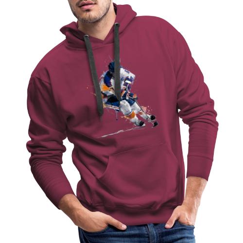 Hockey: Icy Streaks - Men's Premium Hoodie