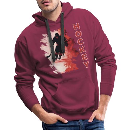 Hockey Fire - Men's Premium Hoodie