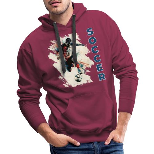 Soccer Power Move - Men's Premium Hoodie