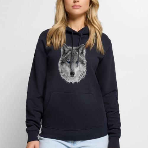 Frost-Eyed Alpha - Men's Premium Hoodie