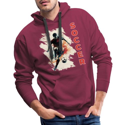 Soccer Blaze - Men's Premium Hoodie