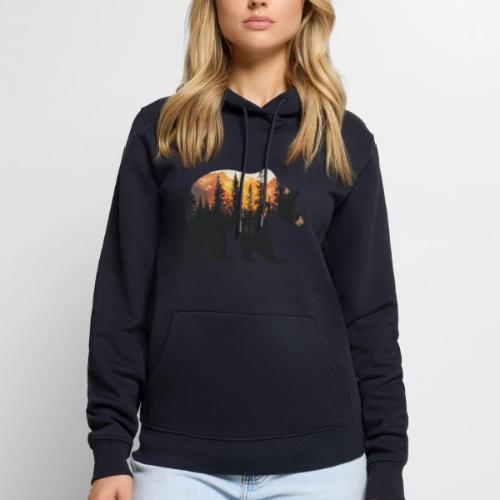 Bear: Sunset Guardian - Men's Premium Hoodie