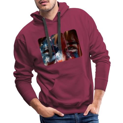 USA: Stars in Their Eyes - Men's Premium Hoodie