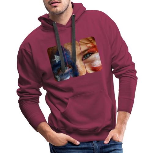 USA: Patriot Gaze - Men's Premium Hoodie
