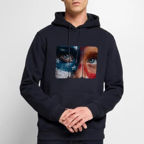 USA: Star-Spangled Glance - Men's Premium Hoodie
